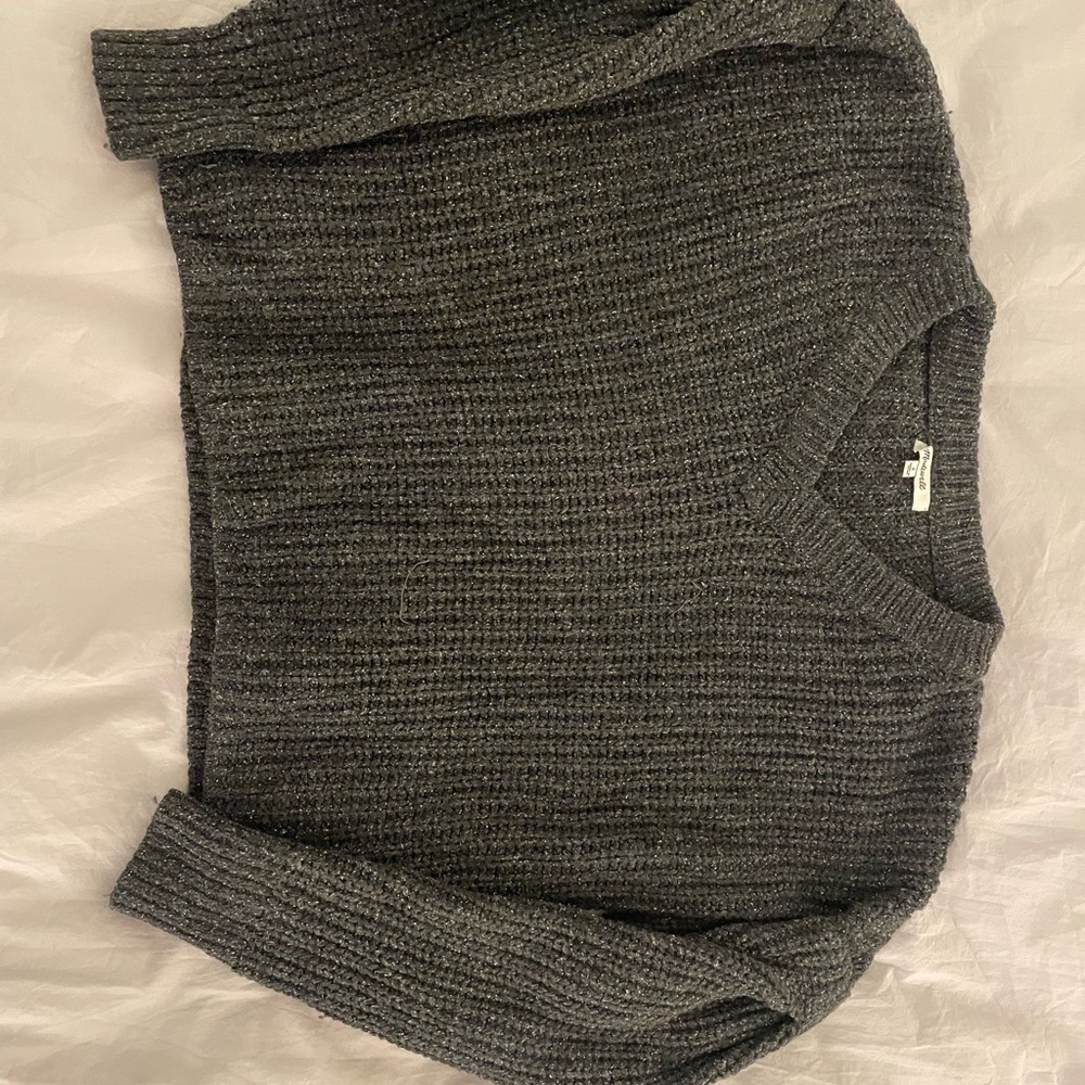 Madewell Charcoal Knit Sweater